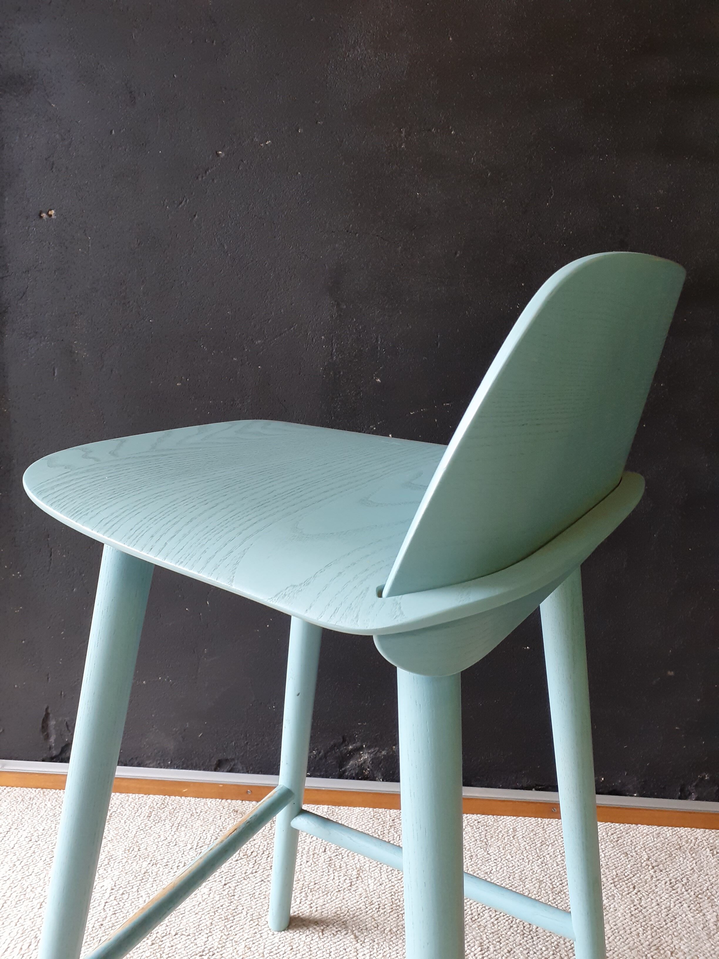 Set of 4 Danish bar stools design David Geckeler for MUUTO