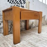 Solid elm bedside table Maison Regain