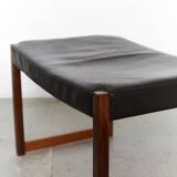 Fauteuil à oreilles et repose-pieds vintage par Rudolf Glatzel pour Kill In