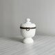 Antique white porcelain candy box