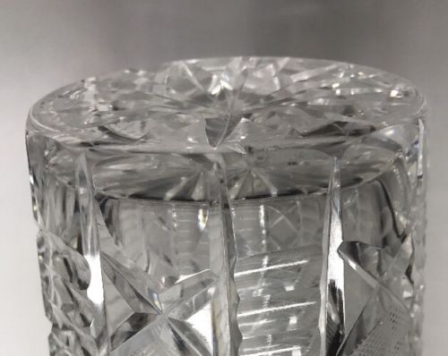 Cut Crystal vase