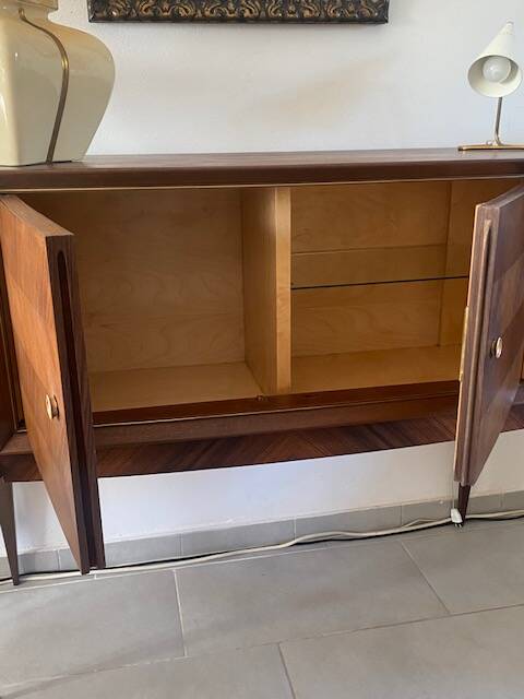 Vintage walnut console enfilade