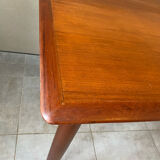 Vintage teak scandinavian signed table