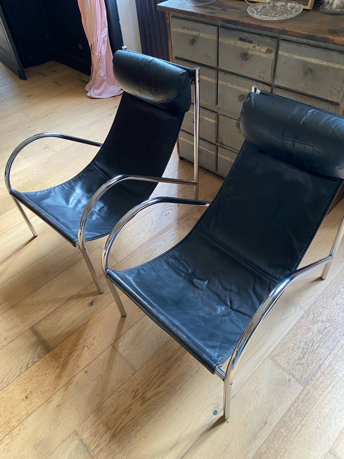 2 fauteuils fauteuils Oméga Habitat vintage