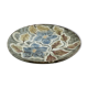 Plate "flower" old mill Perot ceramic Vallauris