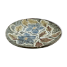 Plate "flower" old mill Perot ceramic Vallauris