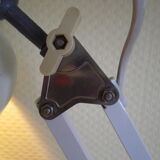 Enamelled tole articulated lamp - 2 arms - 70s