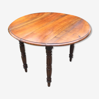 Extendable dining table to flaps cherrywood  XIXème
