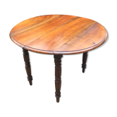 Table à manger à abattants en merisier fin XIXème
