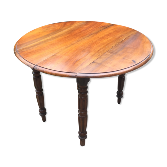 Extendable dining table to flaps cherrywood  XIXème