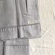 Drap ancien en lin et coton teinté en gris tourterelle