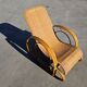 Paire de chaises longues XXL Mid Century Modern en bambou et rotin