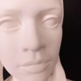 Large bust Marianne H:64cm B. Bardot in plaster