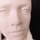 Large bust Marianne H:64cm B. Bardot in plaster