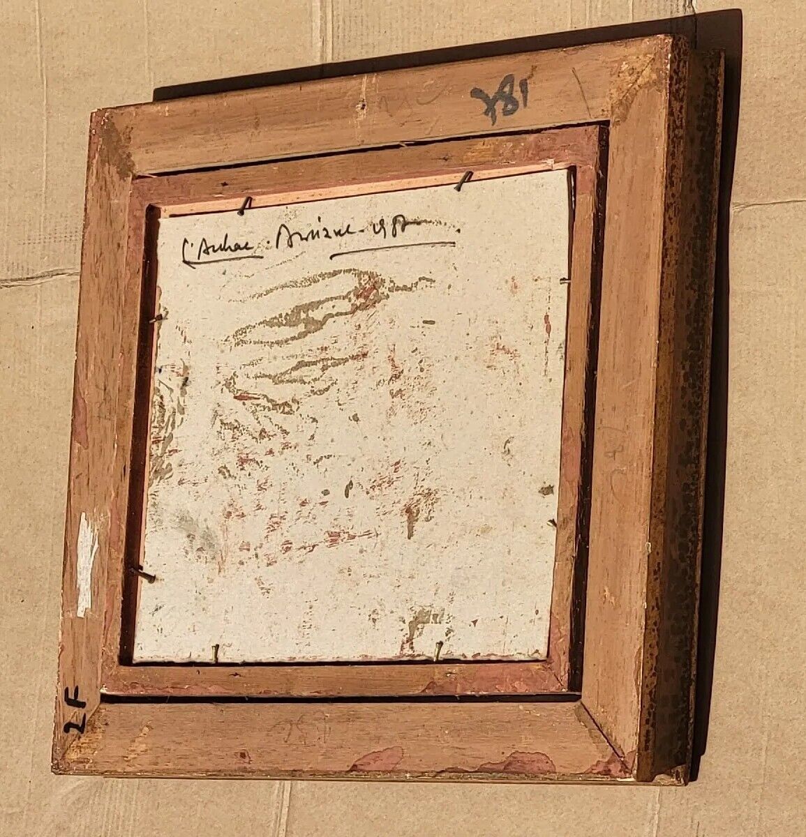 Tableau - Paysage - style post impressionnisme - bel encadrement
