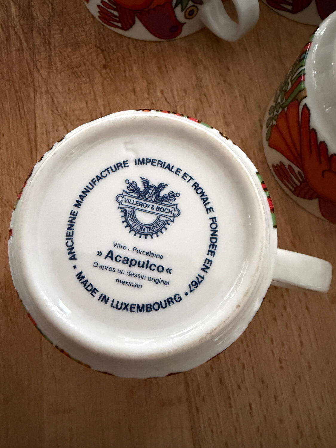 Service à café Villeroy & Boch Acapulco vintage