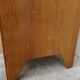 Vintage chest of drawers with compass feet, 1950s, 4 drawers