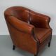 Vintage Dutch Cognac Colored Leather Club Chair