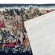Important handwoven tapestry Medieval life 20th century