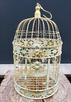Classic metal bird cage