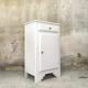 Vintage buffet/confiturier in white/greige painted wood.