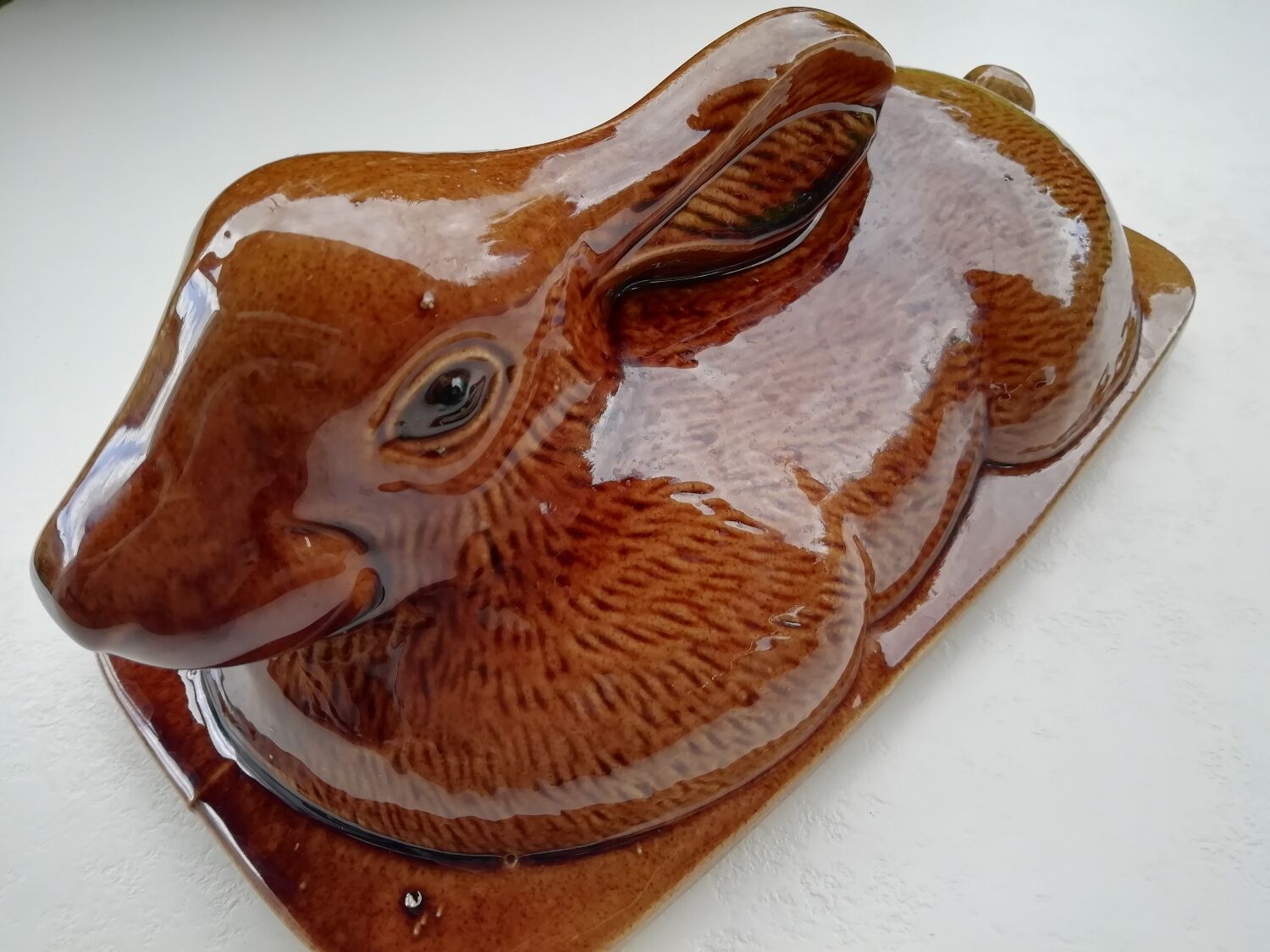 Rabbit barbotine terrine