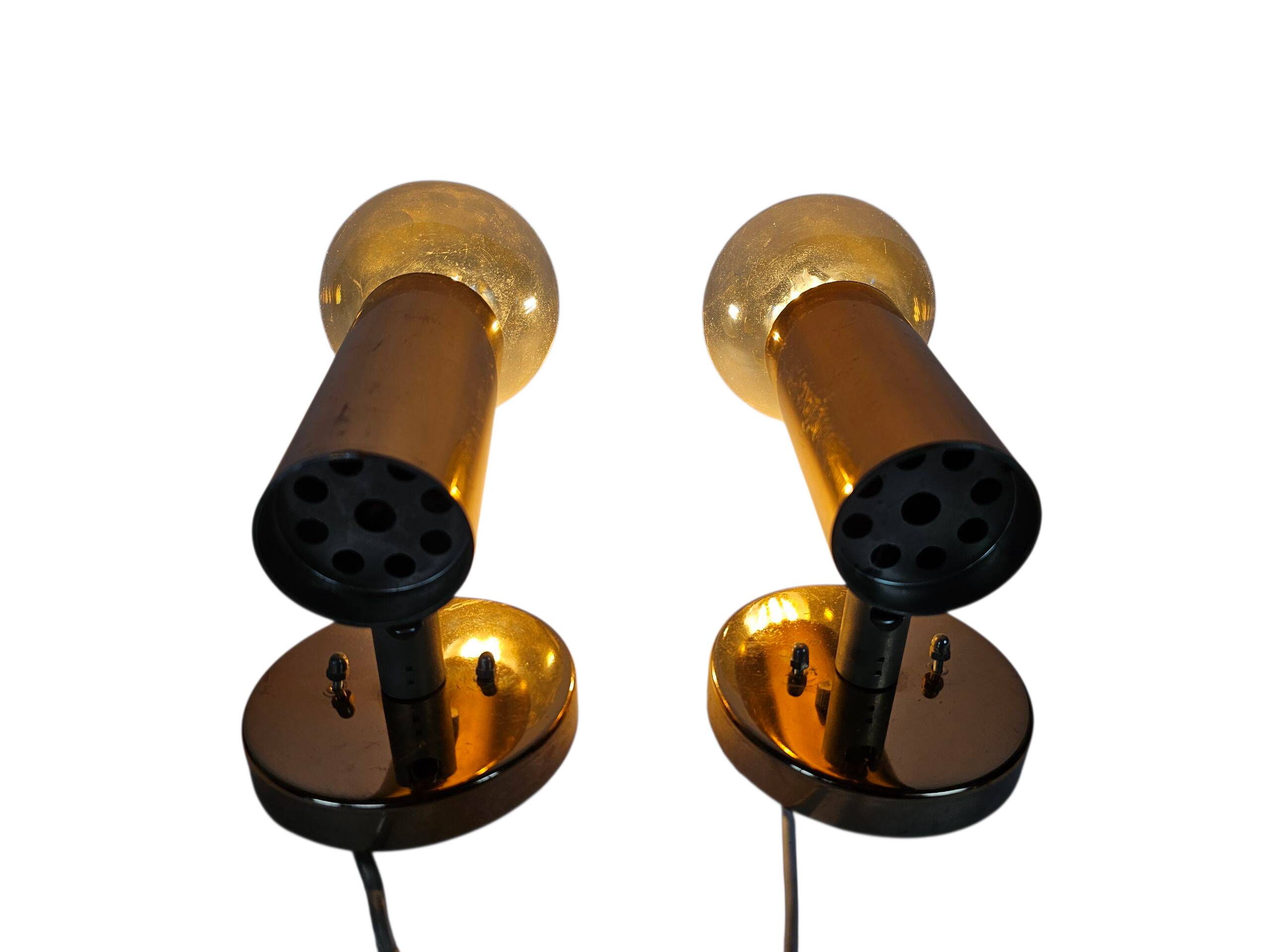 Raak Amsterdam - model R. 105 15 - brass - scones (2) - Amsterdam - 70's