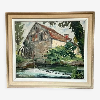 Tableau le moulin à eau 1942