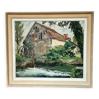 Painting The Water Mill, 1942