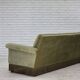 1970s, Danish 3-seater sofa, green furniture velour, beech wood.
