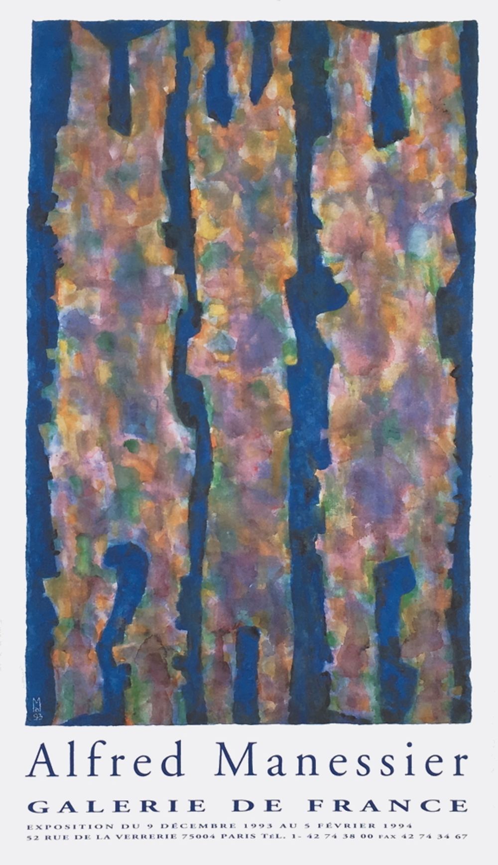 Poster Alfred Manessier 1994