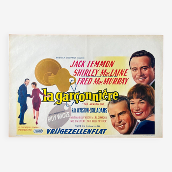 Original movie poster "La Garconnière" Billy Wilder 36x54cm 1960