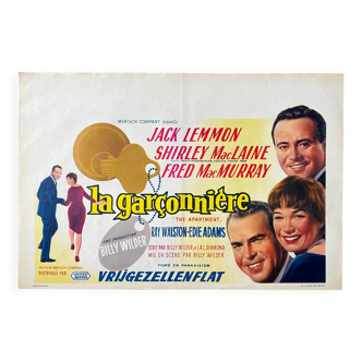 Original movie poster "La Garconnière" Billy Wilder 36x54cm 1960