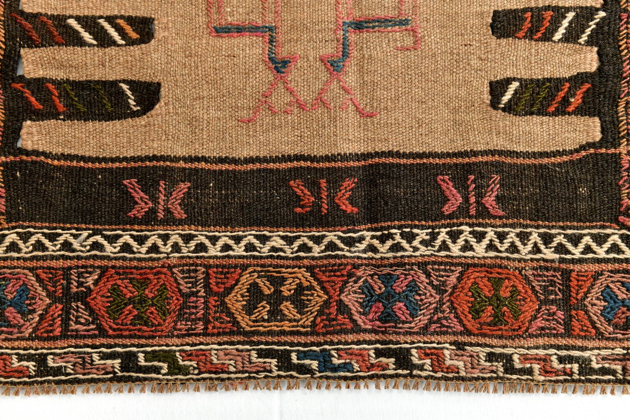 3x6 Mid Century Modern Kilim Rug, 99x197Cm