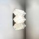 Poliarte 'Cetusa' Sconce by Surama - Rare Luxury 70s Vintage Wall Lamp