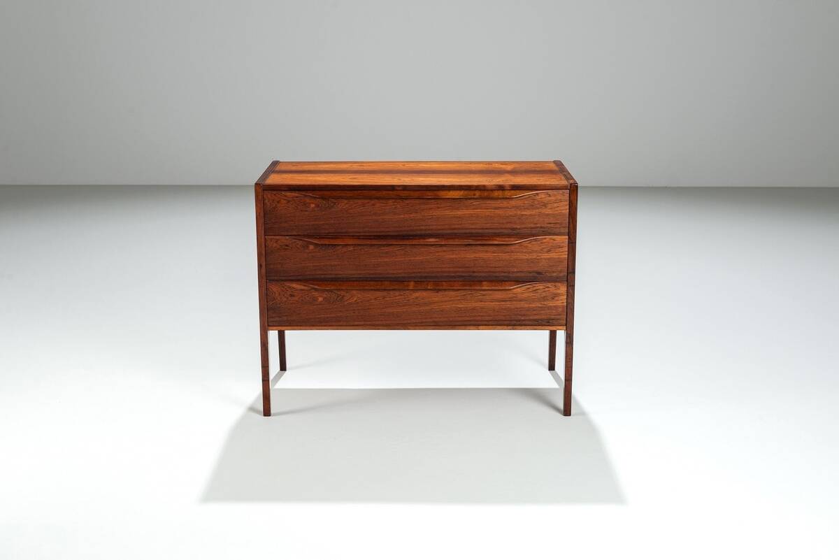 Kai Kristiansen chest of drawers in rosewood Aksel Kjersgaard Denmark 1960