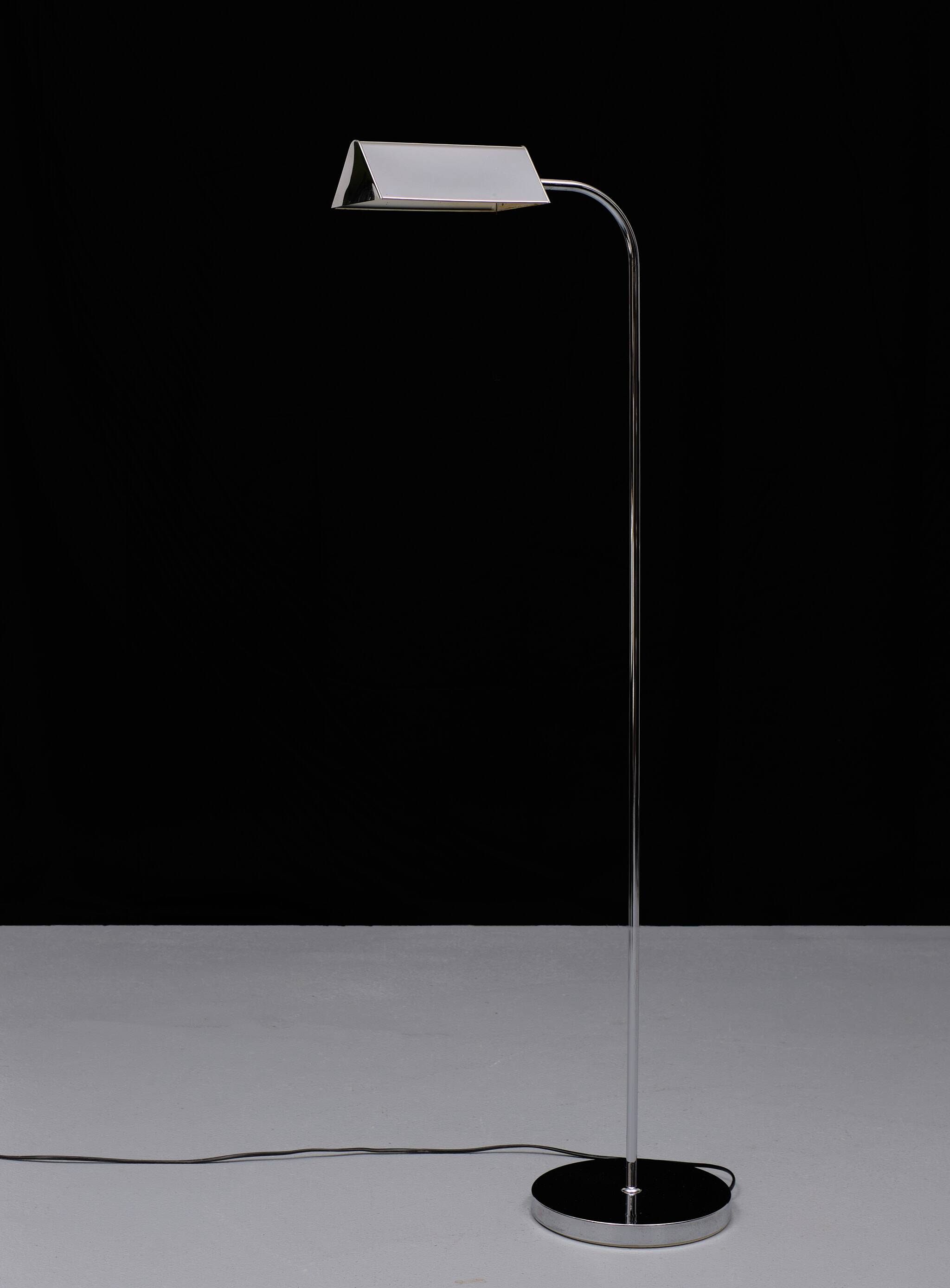 Bankamp Leuchten Chrome Floor Lamp, 1970, Germany