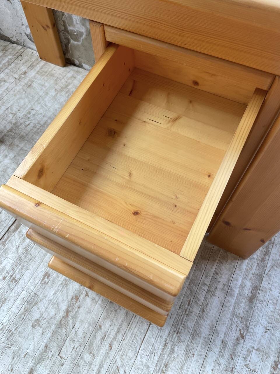 1970s pine desk