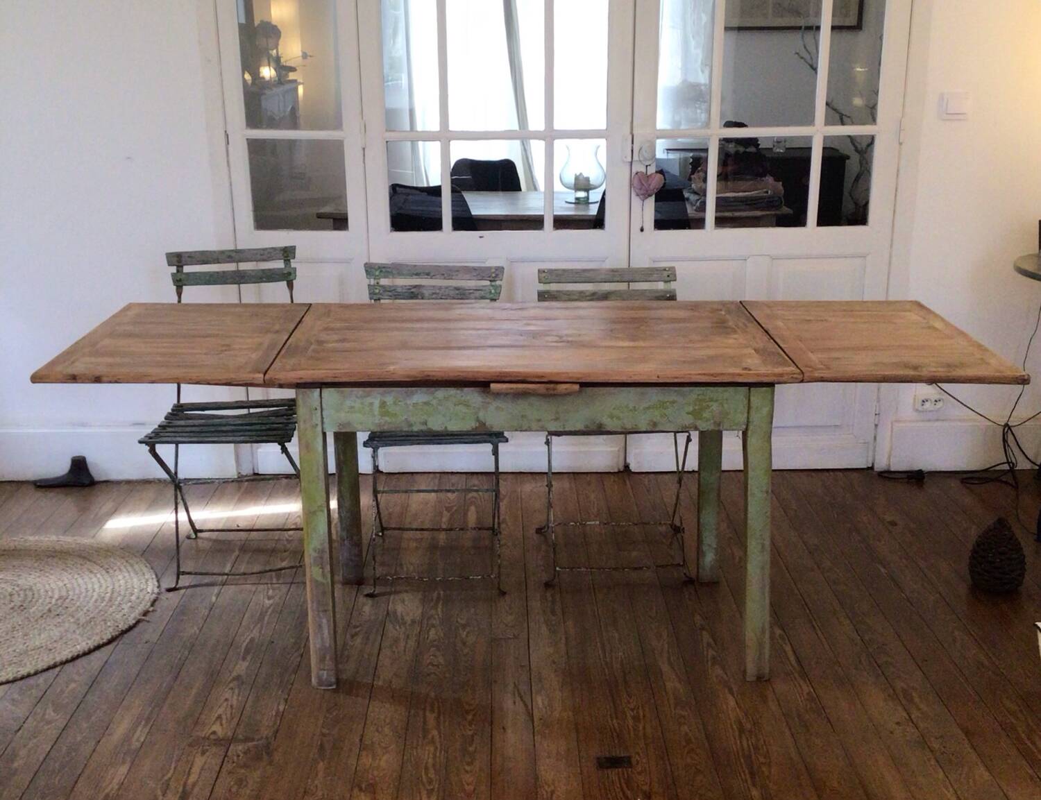Table de ferme à rallonges