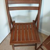 Pair of vintage folding chairs