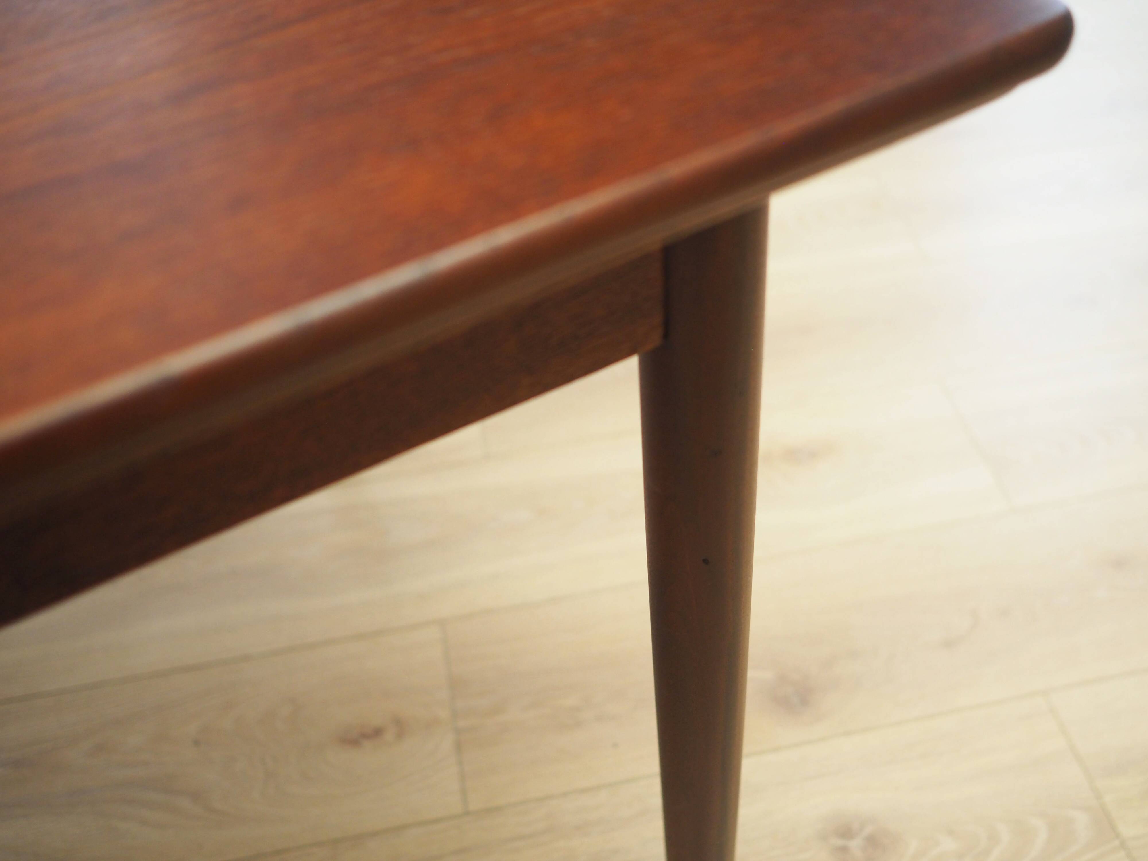 Teak table, Danish design, 1970s, production: Denmark