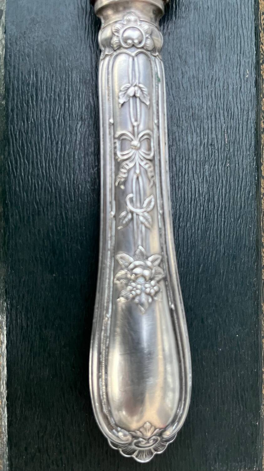 Coffret  couverts de service à découper  vintage