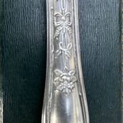 Vintage cutting service cutlery box