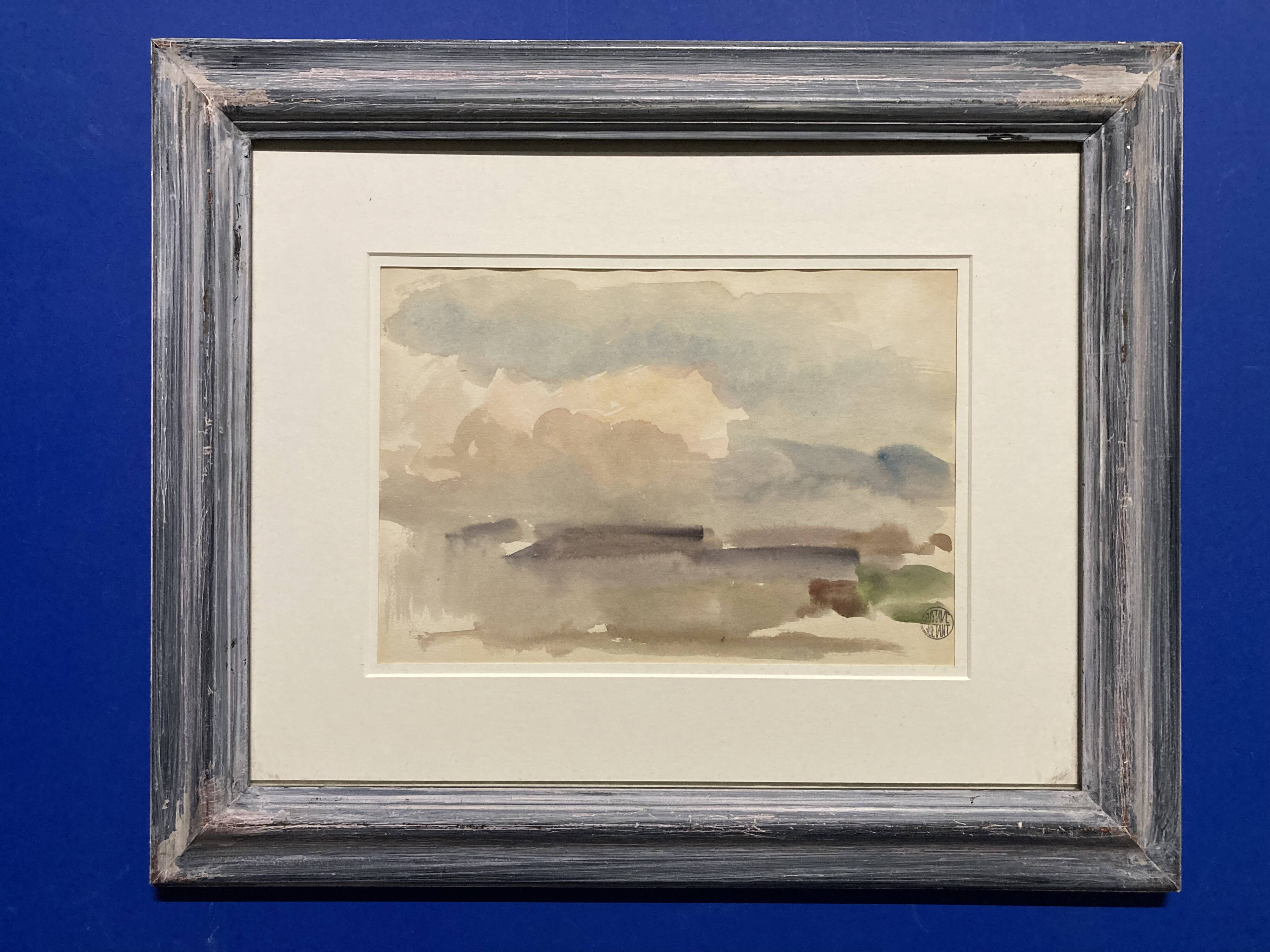 Landscape framed by Gustave Guétant (1873-1953)