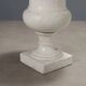 Vase Médicis ancien en marbre de Carrare blanc, Italie, début XXe siècle