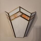 Stained glass wall lamp
