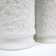 Pair of white vases in porcelain by Royal Bavaria, 1960s