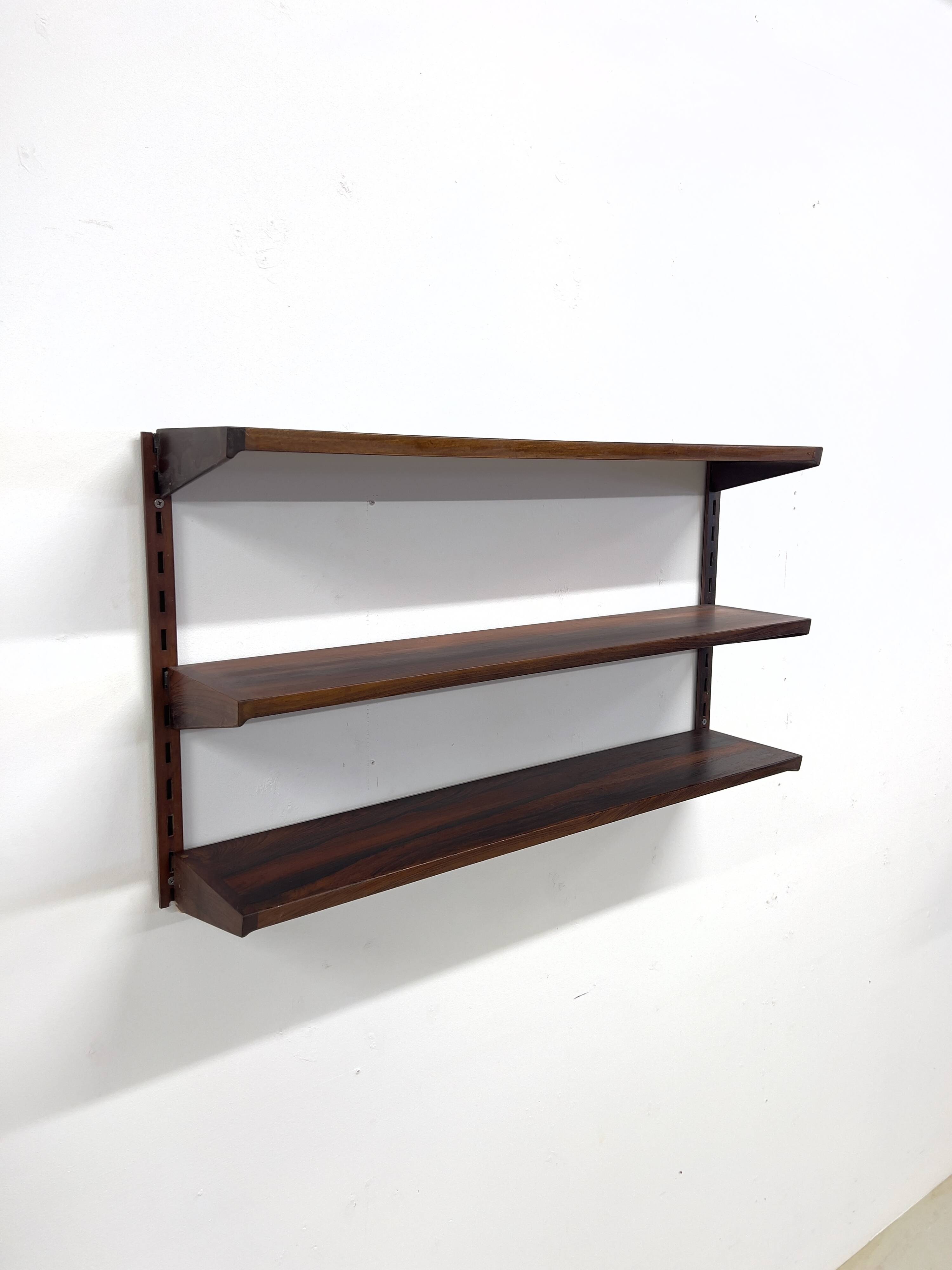 Rosewood Shelves By Kai Kristiansen For Feldballes