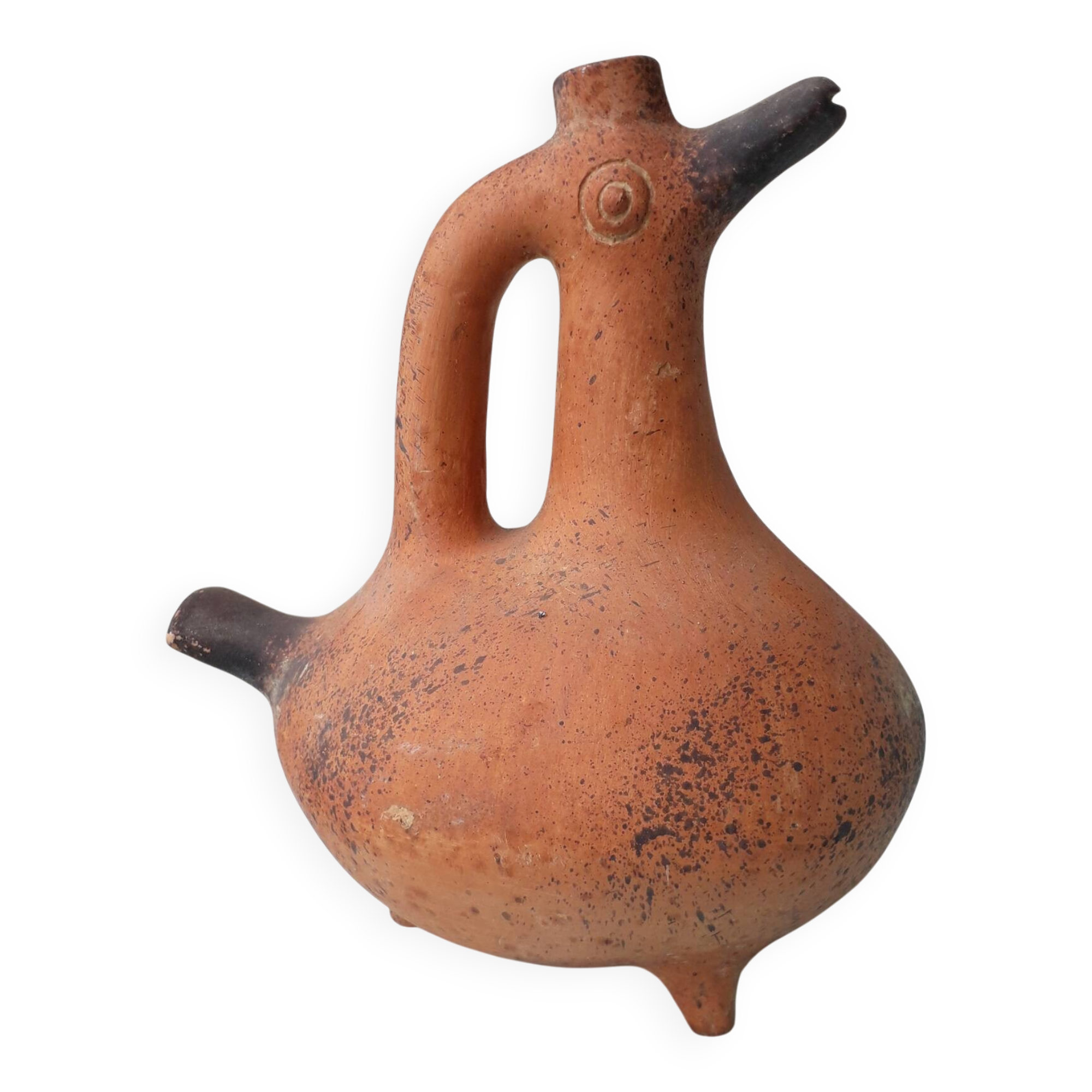 Vase zoomorphe en terre cuite