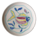 Enamelled ceramic plate with fish decoration - Gérard Hofmann - Vallauris - 1950s